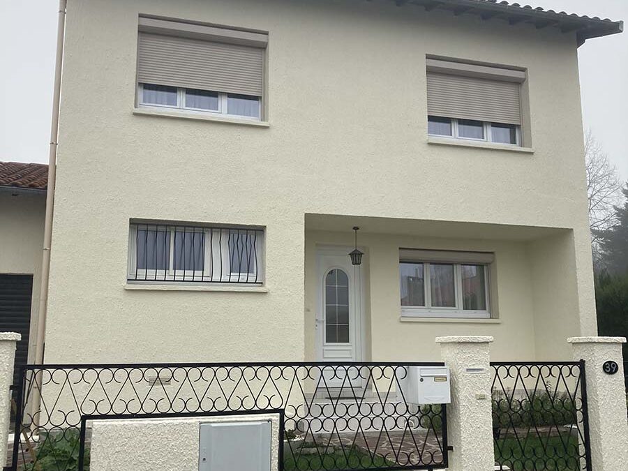 Peinture façade maison individuelle